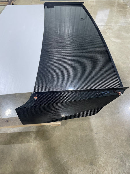 79-93 Mustang Hatch Carbon Wing - TSR/Kostick