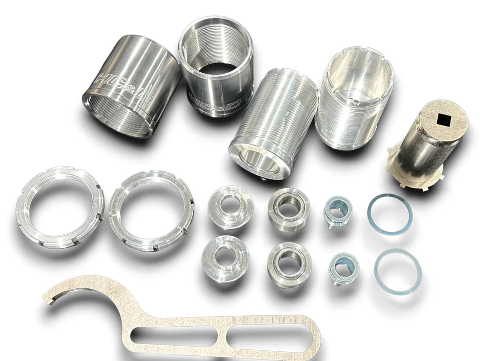 HC&D Adjustable Long Travel Threaded Strut Cup Kit – Tin