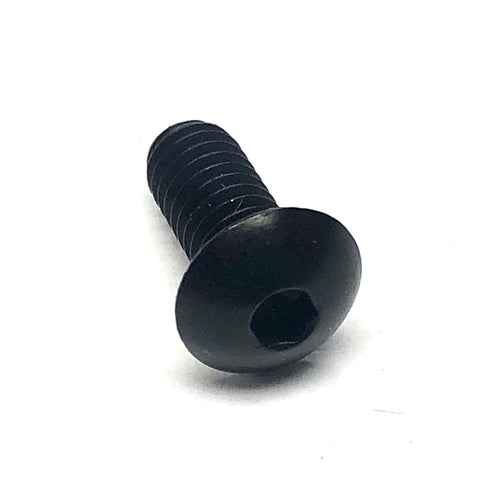 8-32 x 3/8 Aluminum Black Button Head