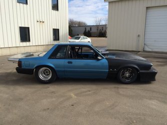 Racecraft 80-93 Mustang Coupe Strutless Wings - Aluminum