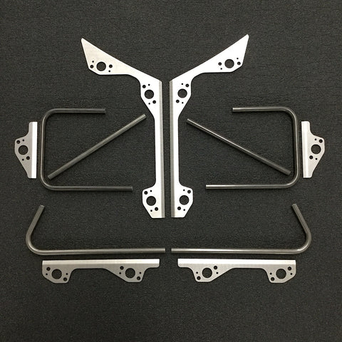 Racecraft 79-93 Mustang One Piece Front End Mounting Kit - Back Half -