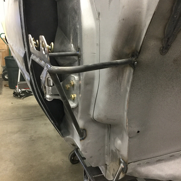 79-93 Mustang 1pc Front End Mounting Kit-Back Half-Split Fender