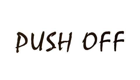 "Push Off" Sticker