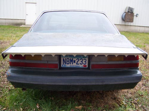 Racecraft 80-93 Mustang Coupe Strutless Wings - Aluminum