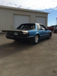 Racecraft 80-93 Mustang Coupe Strutless Wings - Aluminum