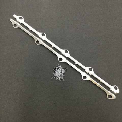 Racecraft 79-93 Mustang Rivet On Rails For Quick Latch Mini