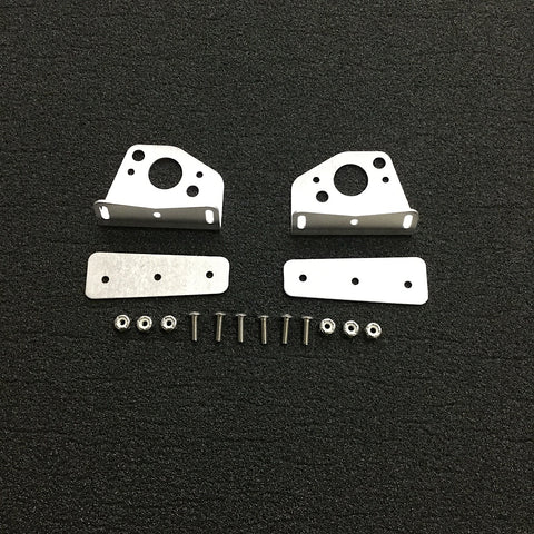 Racecraft 79-93 Mustang Bolt-On Front Dzus Plate (GT OEM/Fiberglass Front)