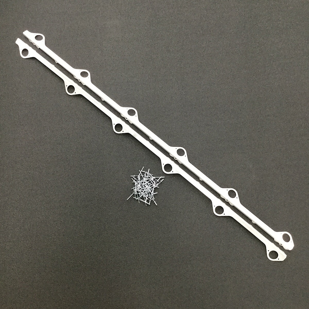 Racecraft 1994-1998 Mustang Rivet On Fender Rails For The Quick Latch Mini