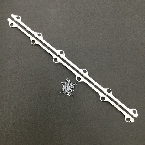 Racecraft 1994-1998 Mustang Rivet On Fender Rails For The Quick Latch Mini