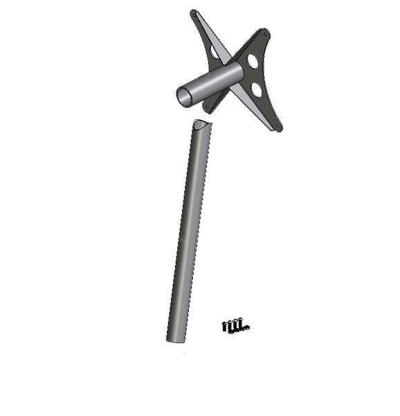 Racecraft 79-04 Mustang 4130 Bolt On Parachute Cord Mount W/ Push Bar Mnt