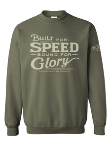 Built for Speed Bound for Glory Crewneck