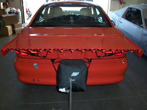 Racecraft 94-98 Mustang Strutted Wing - Aluminum