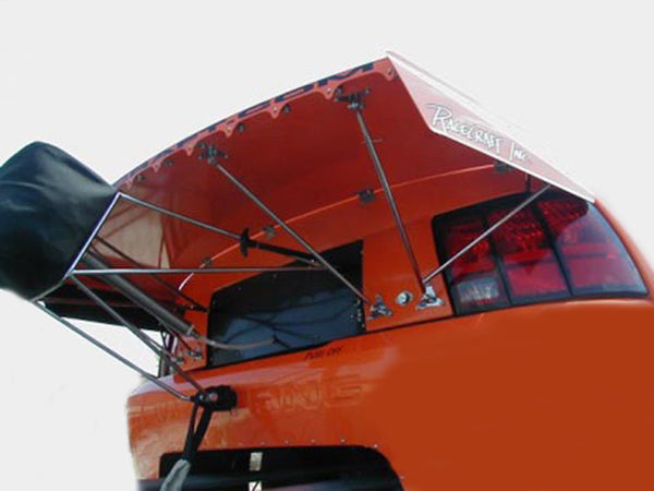 Racecraft 99-04 Mustang Coupe Strutted Wing - Aluminum