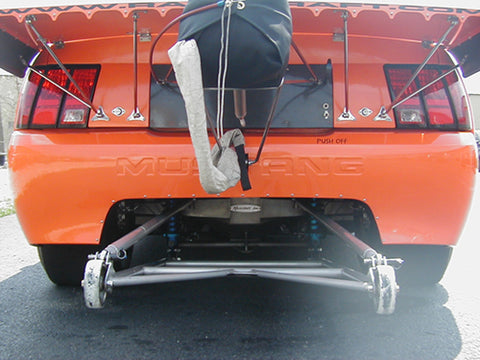 Racecraft 99-04 Mustang Coupe Strutted Wing - Aluminum