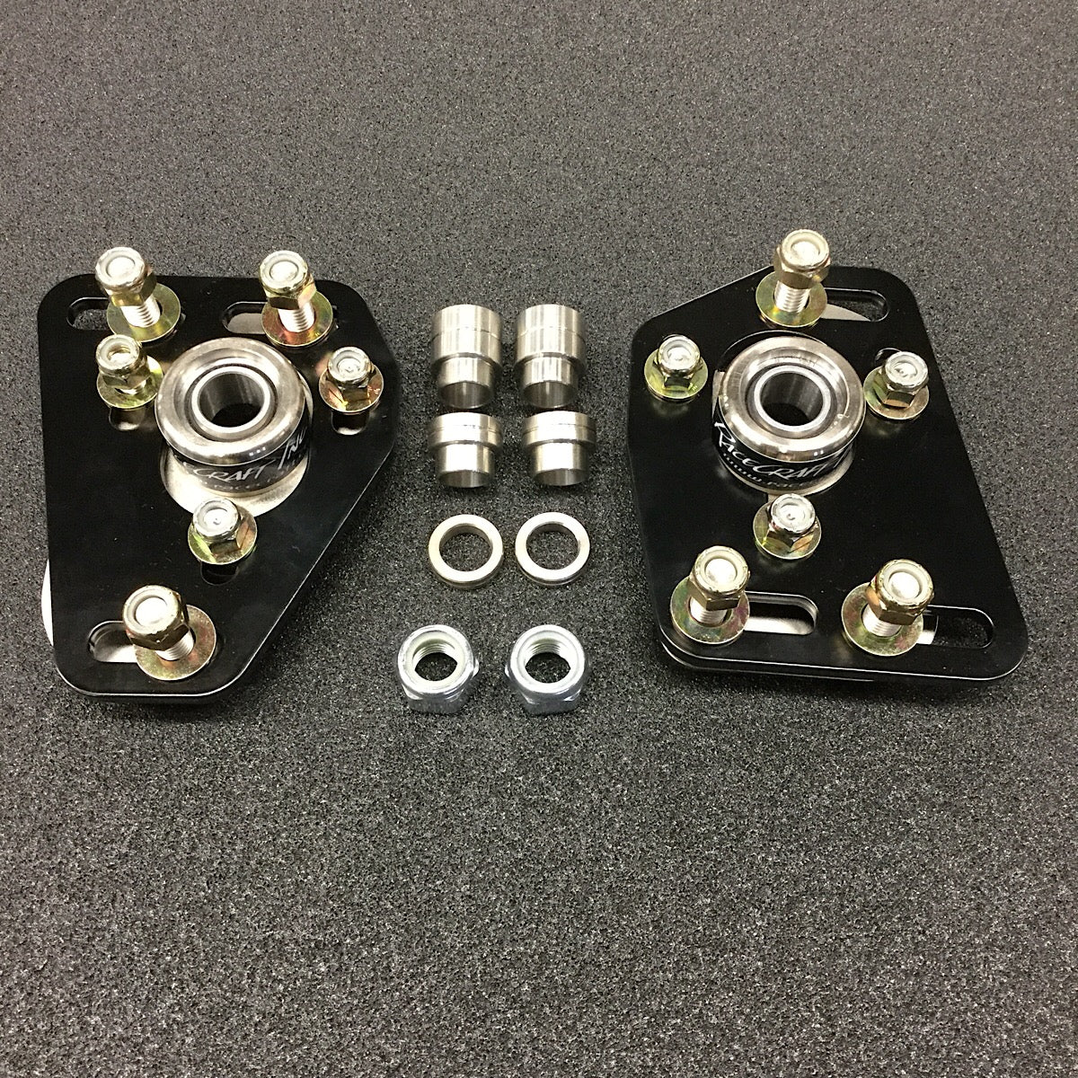 Racecraft 1979-1989 Mustang Steel Caster Camber Plates – Tin Soldier ...