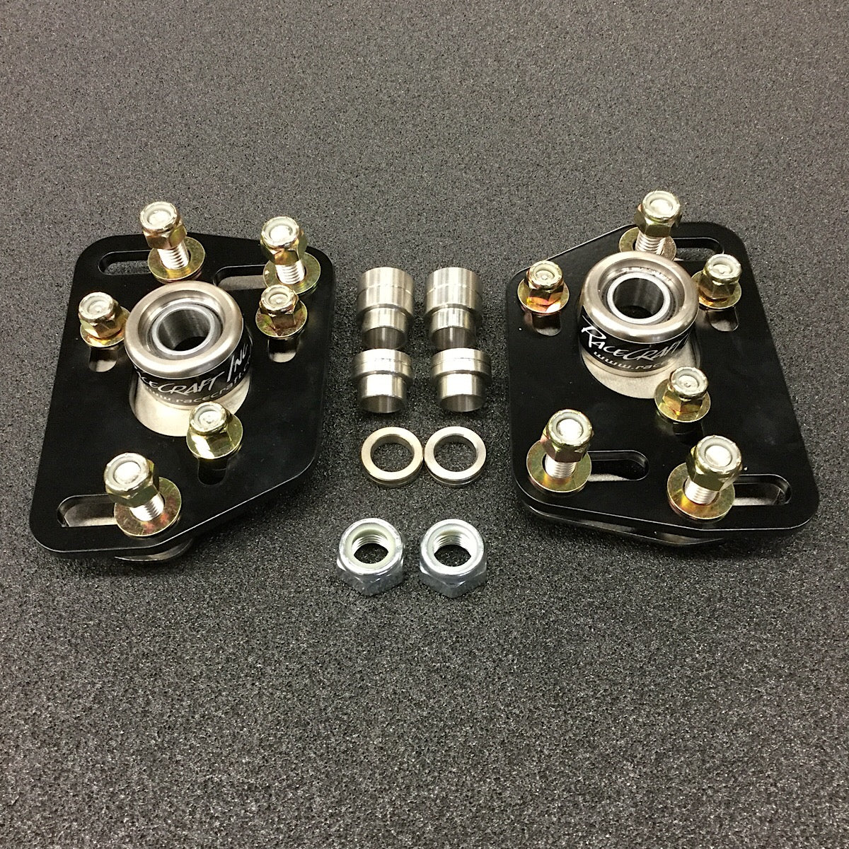 Racecraft 1990-1993 Mustang Steel Caster Camber Plates