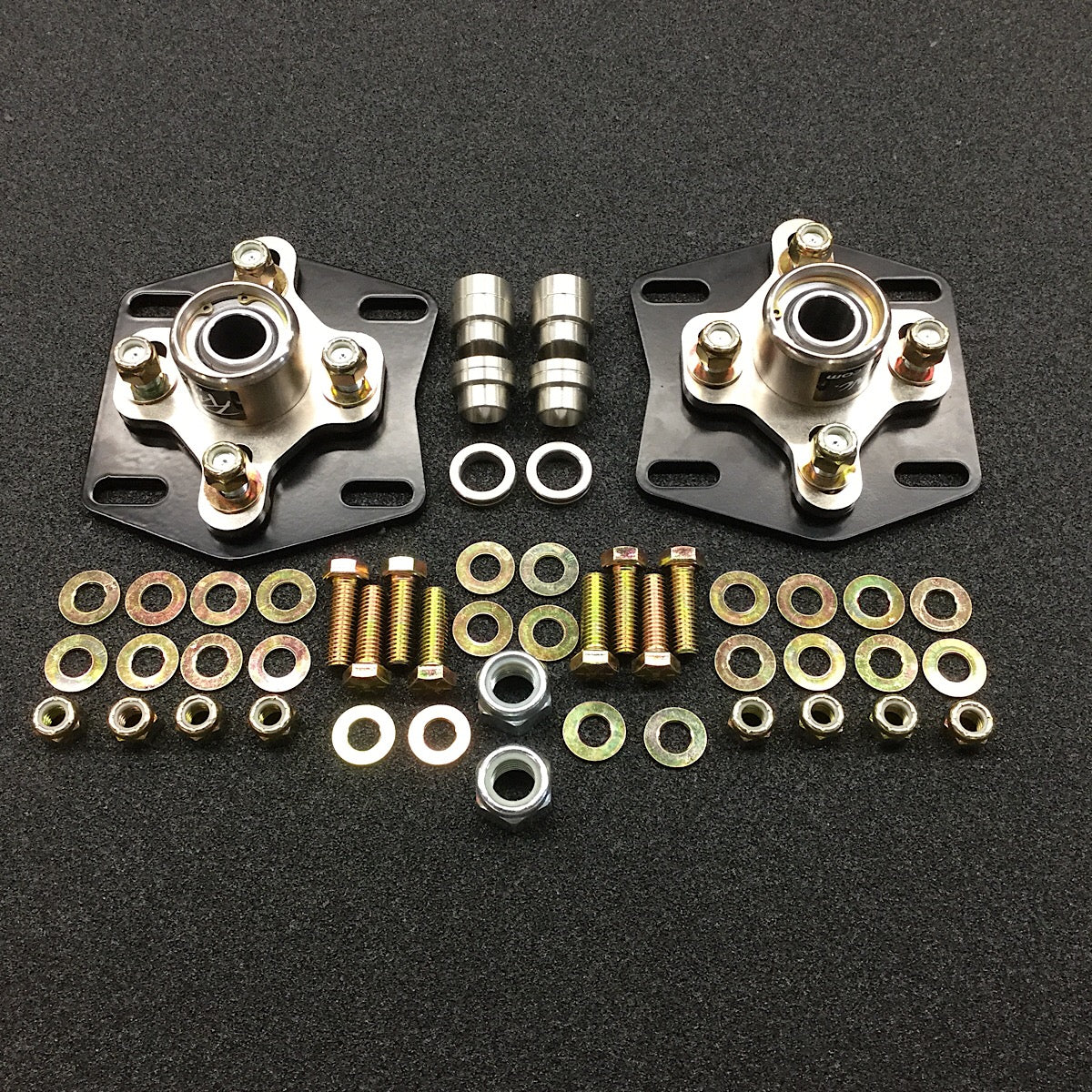 Racecraft 2005-2014 Mustang Steel Caster Camber Plates