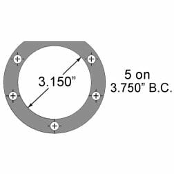 Strange Evolution Dynamic Rear Brake Kit For Strange H1147 Housing End ...