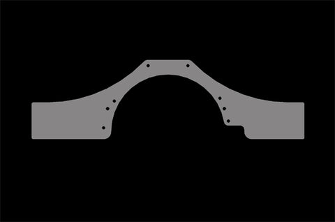 Aluminum SBF Auto Trans Mid Plate - Universal