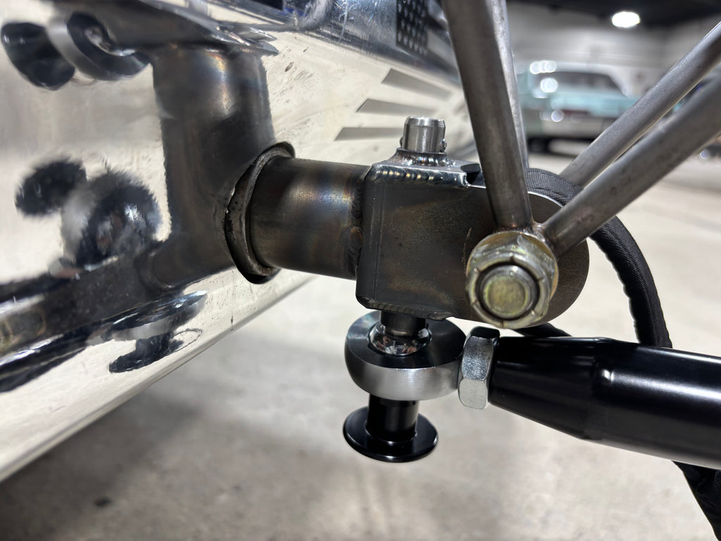 Universal Bolt-On Drag Race Push Bar Mount – Short 4-Inch Clear – Newest Version