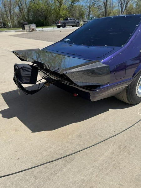 79-93 Mustang Hatch Carbon Wing - TSR/Kostick