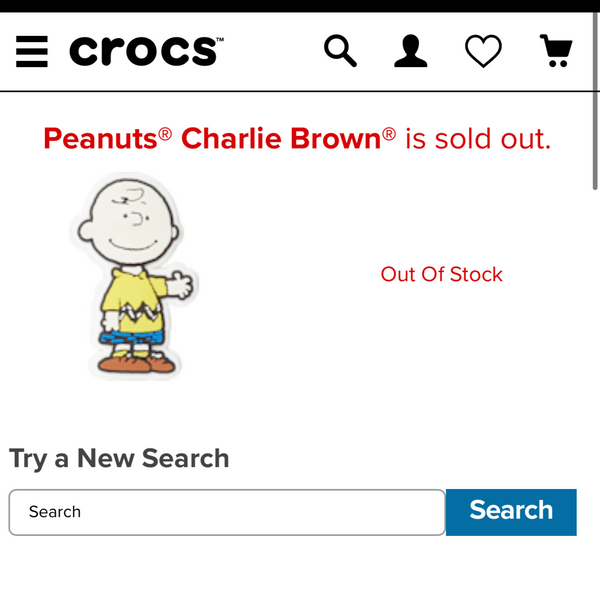 Peanuts® Charlie Brown® Jibbitz